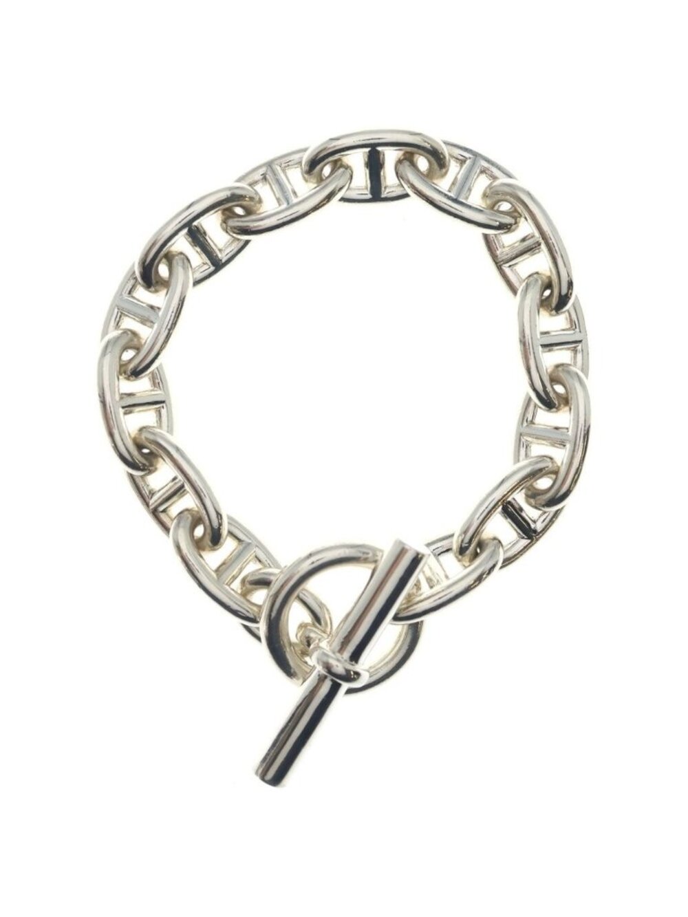 Hermes Chaine D'ancre 13 Link Bracelet Silver